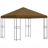 Altana 3 x 3 m Ciemnoszary Poliester i Stal 190 gsm
