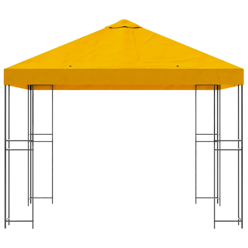 Altana 3 x 3 m żółty Poliester i Stal 190 gsm