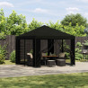 Altana 3 x 3 m Czarny Poliester i Stal 190 gsm