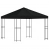 Altana 3 x 3 m Czarny Poliester i Stal 190 gsm