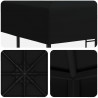 Altana 3 x 3 m Czarny Poliester i Stal 190 gsm