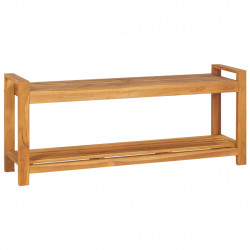Ławka, 120 cm, lite drewno tekowe