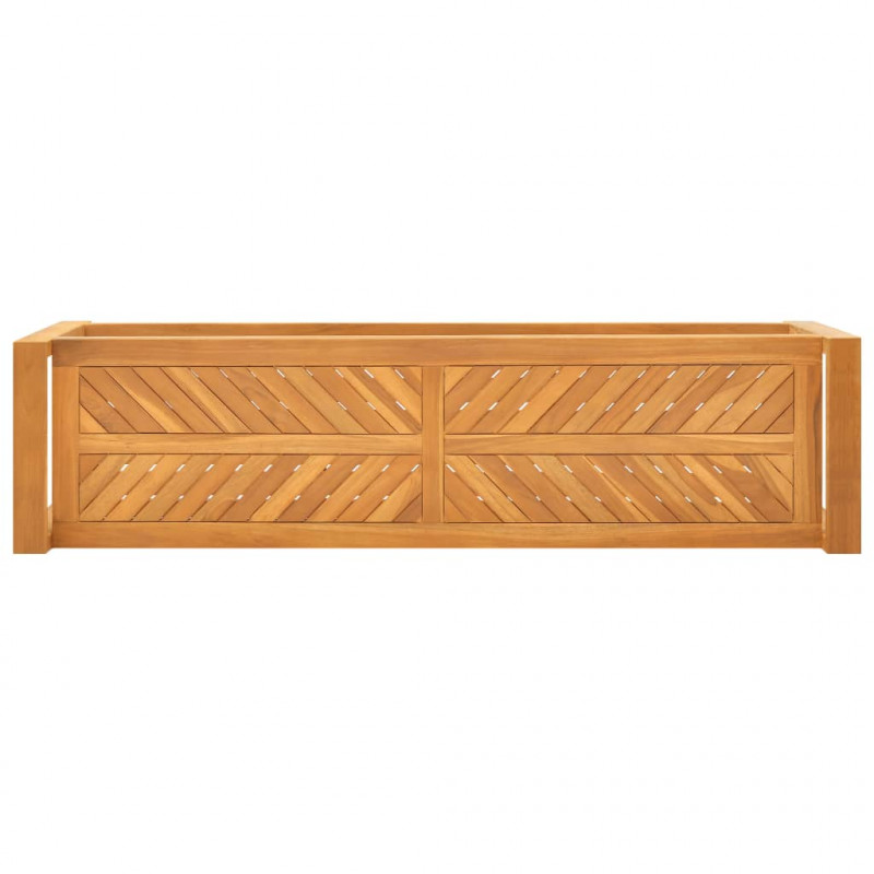 Ławka, 120 cm, lite drewno tekowe