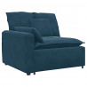 Sofa modułowa z poduszkami Velvet Blue