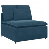 Sofa modułowa z poduszkami Velvet Blue