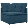Sofa modułowa z poduszkami Velvet Blue