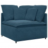 Sofa modułowa z poduszkami Velvet Blue