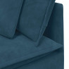 Sofa modułowa z poduszkami Velvet Blue
