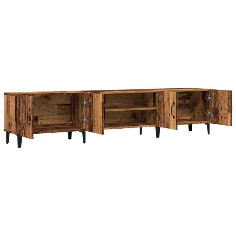 Szafka TV, stare drewno, 180x31,5x40cm, materiał drewnopochodny