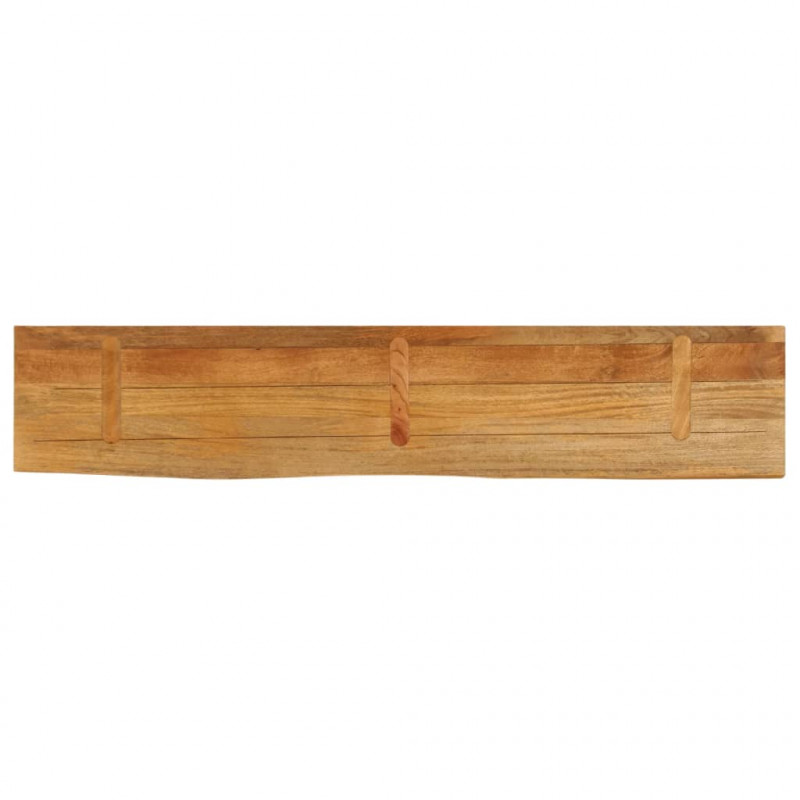 Blat stołu z naturalną krawędzią, 180x40x3,8 cm, drewno mango