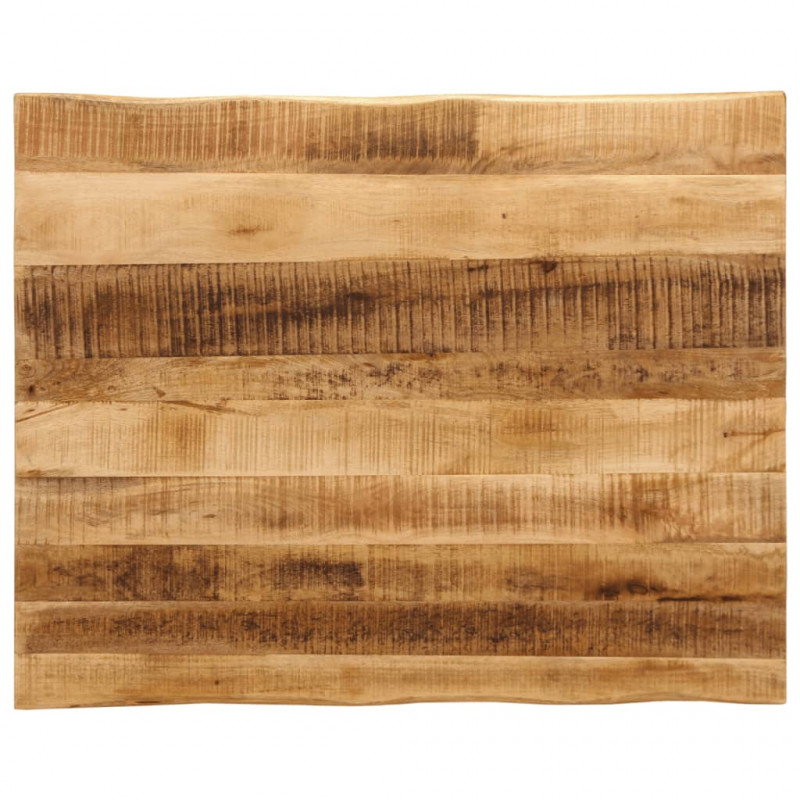 Blat stołu z naturalną krawędzią, 110x80x3,8 cm, drewno mango
