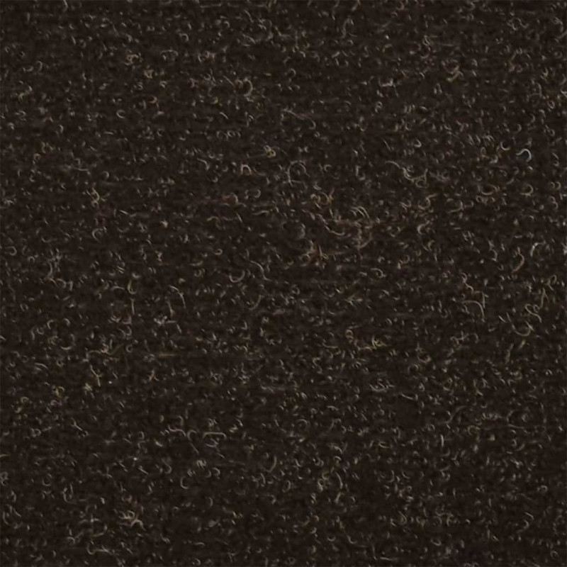 Maty na schody samoprzylepne 20 szt. 65x21x4 cm Ciemnobrązowe półokrągłe duże