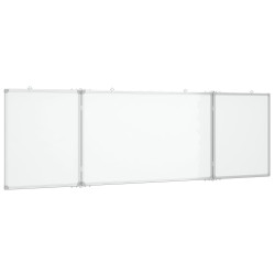 Tablica magnetyczna, składana, 200x60x1,7 cm, aluminiowa