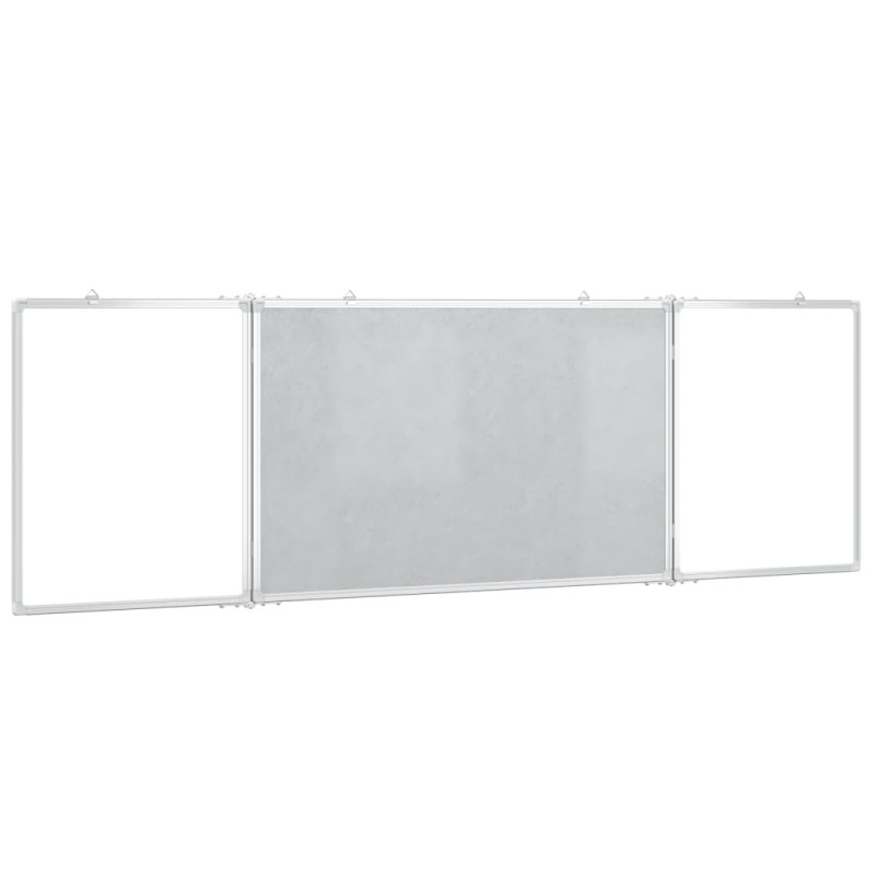 Tablica magnetyczna, składana, 200x60x1,7 cm, aluminiowa