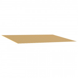 Materiał zapasowy do markizy Pomarańczowy i Czarny 350 x 200 cm