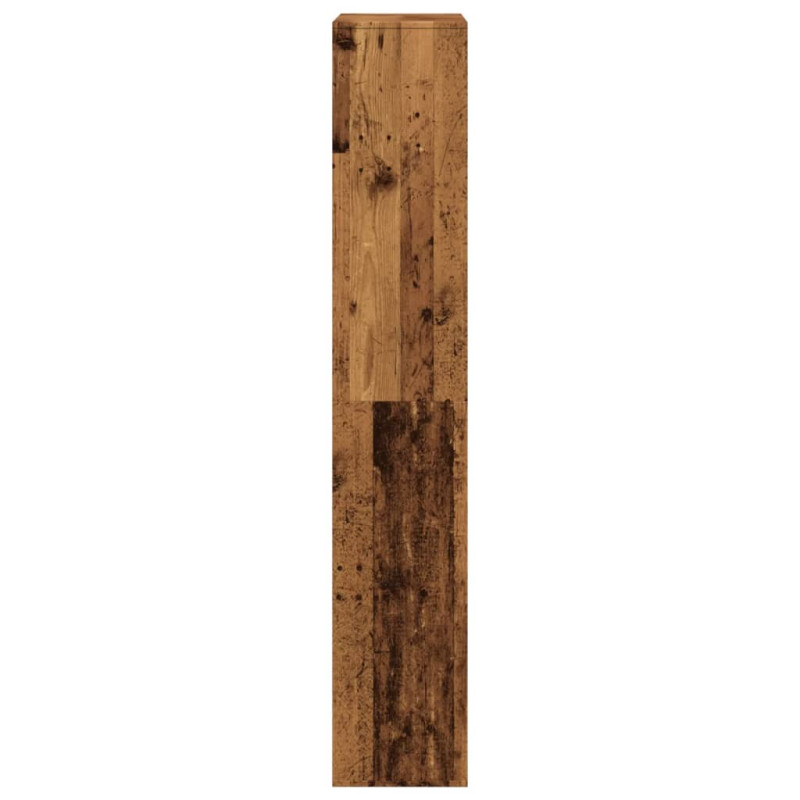 Regał, stare drewno, 100x33x187,5 cm, materiał drewnopochodny