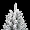 Sztuczna choinka Biały 120 cm PVC, Plastik, Stal i PE