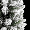 Sztuczna choinka z podstawą Biały 150 cm PVC, Metal i Plastik