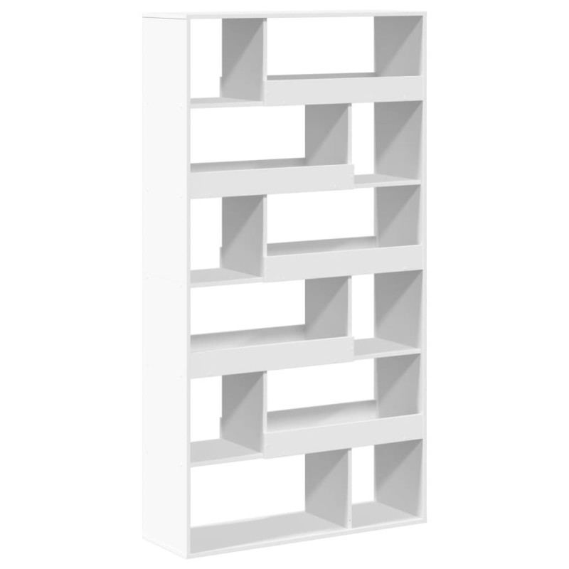 Regał, biały, 100x33x187,5 cm, materiał drewnopochodny