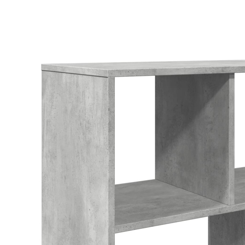 Regał, szarość betonu, 100x33x156,5 cm, materiał drewnopochodny