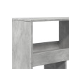 Regał, szarość betonu, 100x33x125,5 cm, materiał drewnopochodny