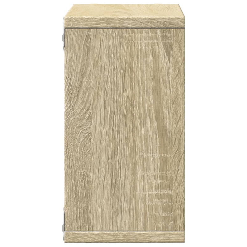 Półka ścienna, 60x16x30 cm, dąb sonoma, materiał drewnopochodny