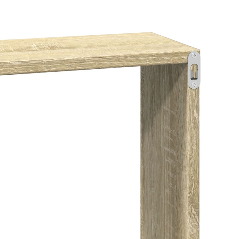 Półka ścienna, 60x16x30 cm, dąb sonoma, materiał drewnopochodny