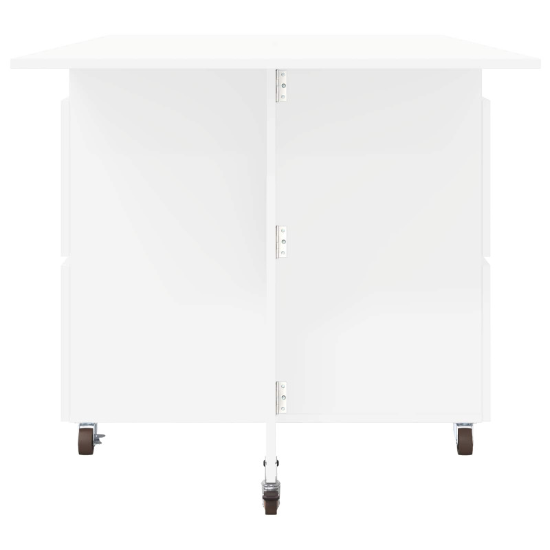 Stół jadalniany 2 pcs 140 x 80 x 77 cm Drewno inżynieryjne