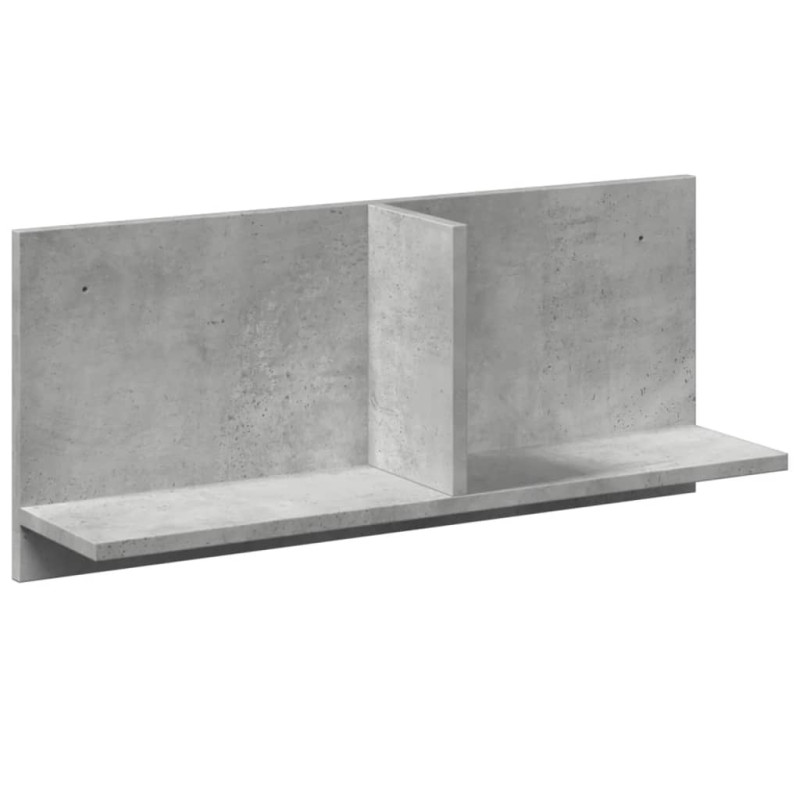 Półka ścienna, 70x16,5x30 cm, szarość betonu