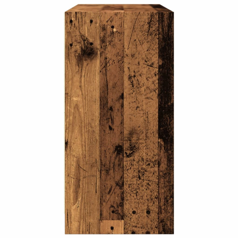 Szafka, stare drewno, 102x37x75,5 cm, materiał drewnopochodny