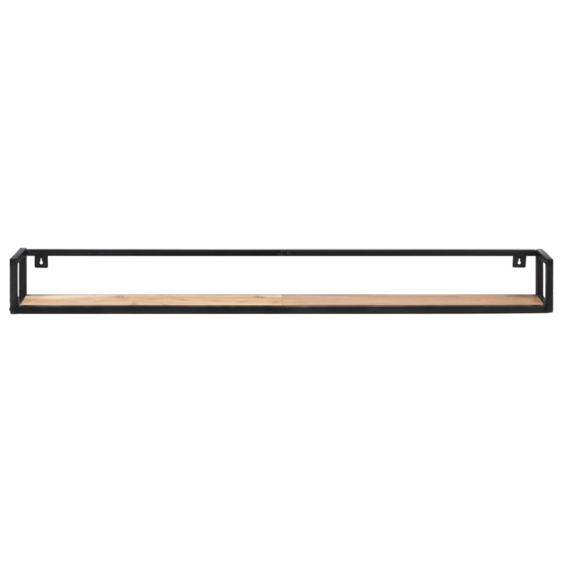 Półki ścienne, 2 szt., 160 cm, lite drewno akacjowe