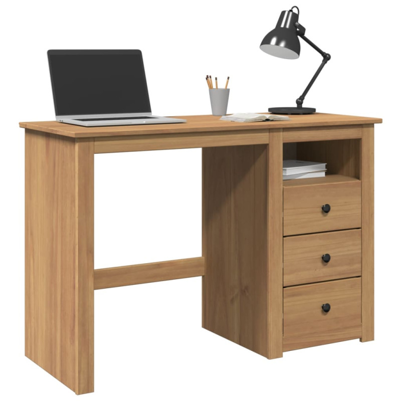 Biurko Panama, 112x45x75 cm, lite drewno sosnowe