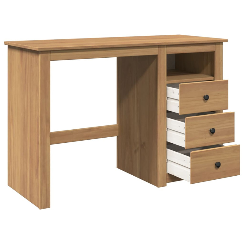 Biurko Panama, 112x45x75 cm, lite drewno sosnowe