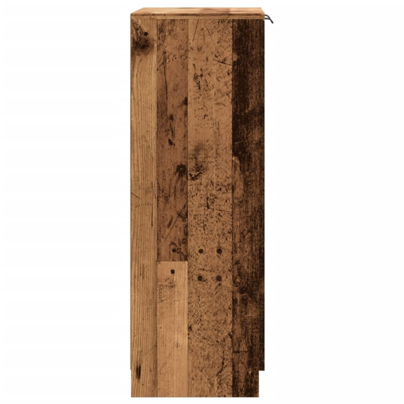 Szafka na buty, stare drewno, 59x35x100,5 cm
