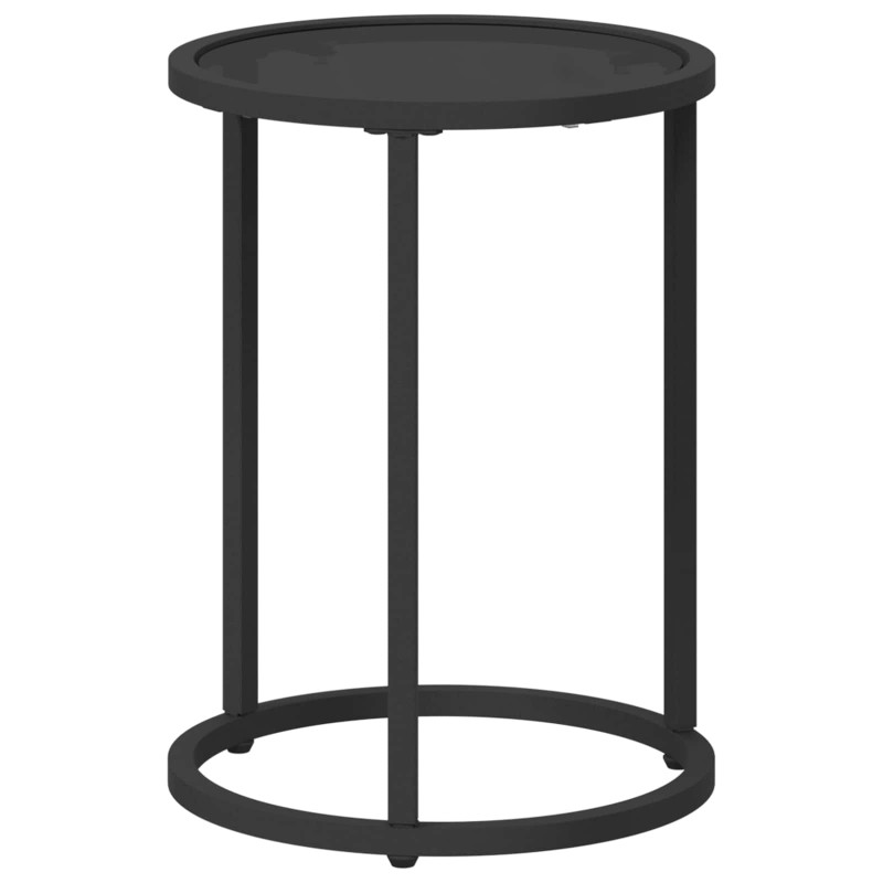 Zestaw stolików kawowych 2 pcs 55 x 55 x 45 cm stal