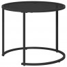 Zestaw stolików kawowych 2 pcs 55 x 55 x 45 cm stal