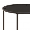 Zestaw stolików kawowych 2 pcs 55 x 55 x 45 cm stal