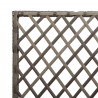 Donica ogrodowa z trellem Szary 70 x 30 x 135 cm polirattan