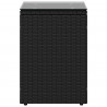 Stolik boczny Czarny 35 x 35 x 70 cm polirattan