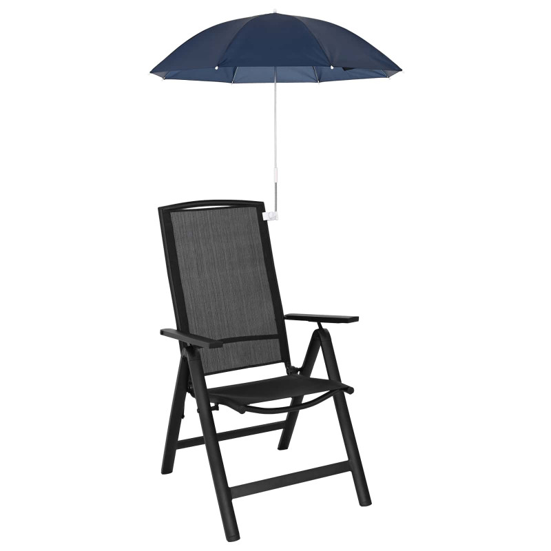 Parasol z Klamrą 2 pcs Granatowy Ø 105 x 86 cm Poliester 170T