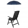 Parasol z Klamrą 2 pcs Granatowy Ø 105 x 86 cm Poliester 170T