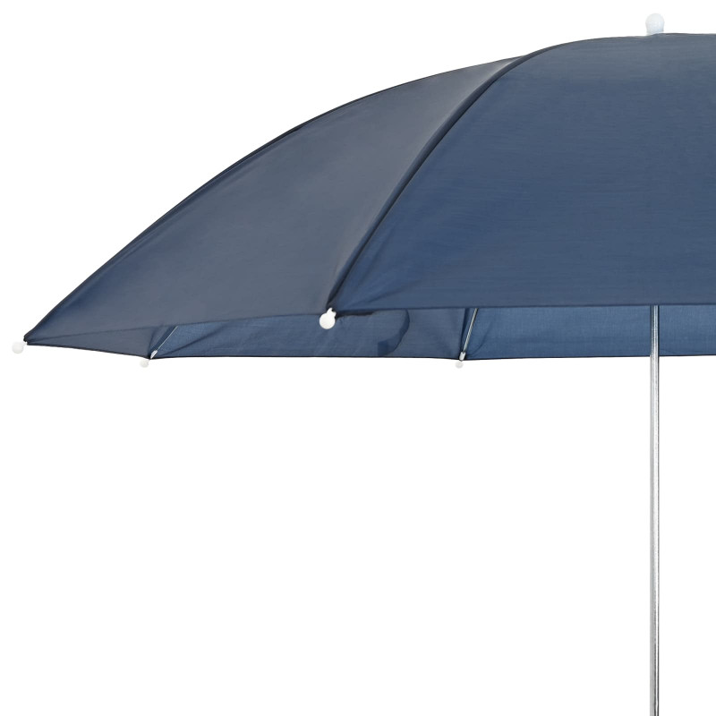 Parasol z Klamrą 2 pcs Granatowy Ø 105 x 86 cm Poliester 170T