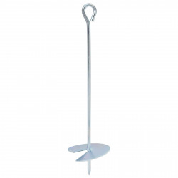 Kotwa ziemna 10 pcs srebrny Ø10 x 40 cm Galwanizowany metal