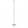 Kotwa ziemna 2 pcs srebrny Ø10 x 60 cm Galwanizowany metal