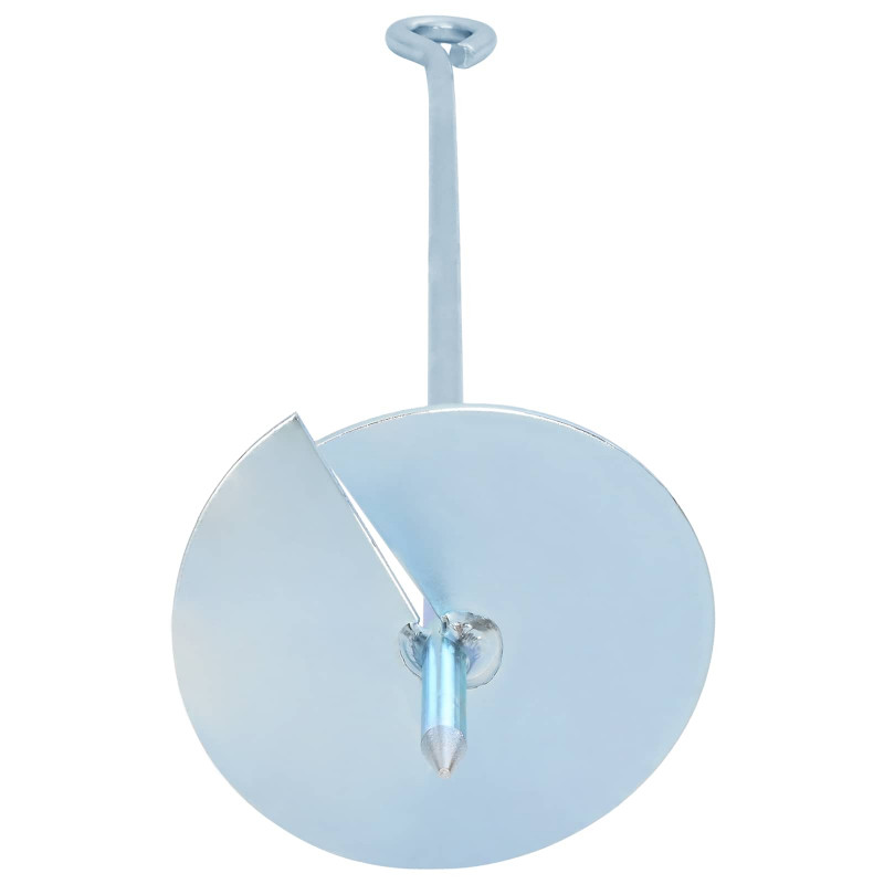 Kotwa ziemna 2 pcs srebrny Ø10 x 60 cm Galwanizowany metal