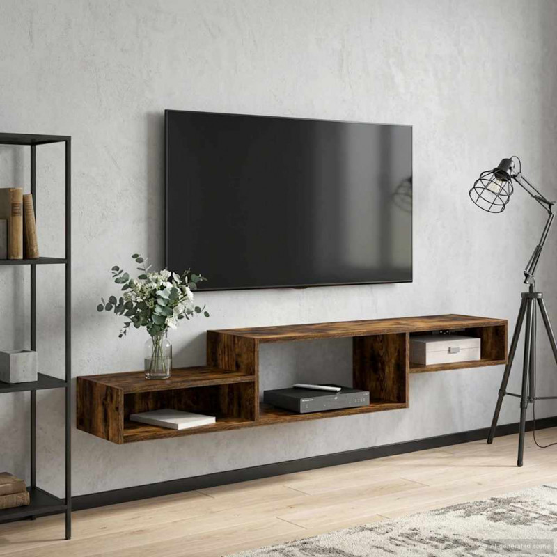 Szafka na telewizor montowana na ścianie Do montażu na ścianie