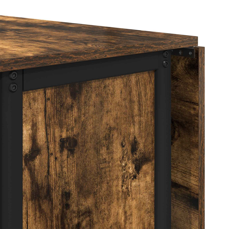 Składany stół jadalny z kółkami 130 x 80 x 76,5 cm stal PB