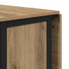 Składany stół jadalny z kółkami 130 x 80 x 76,5 cm stal PB