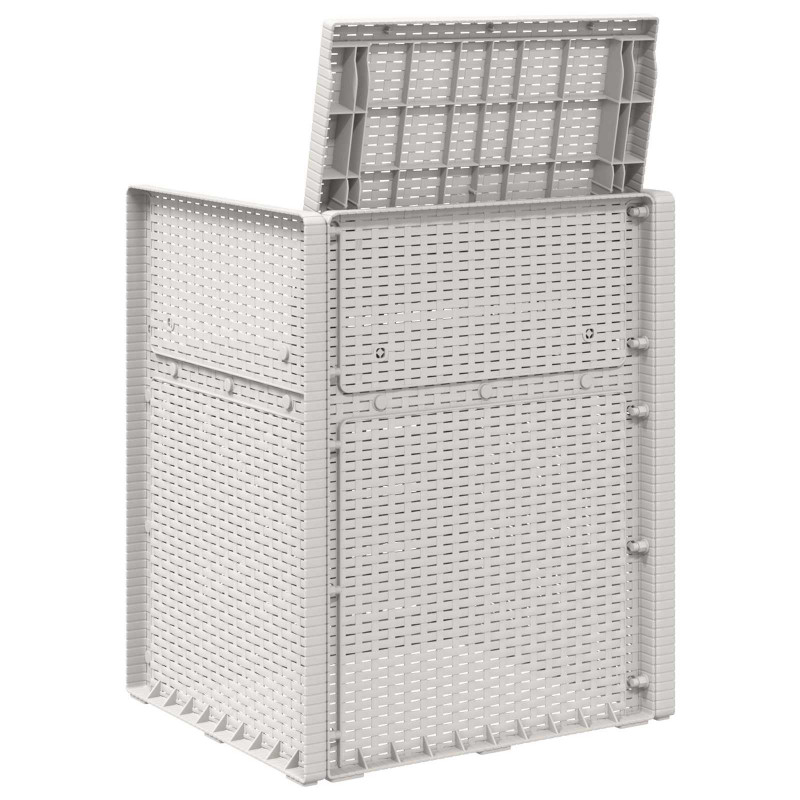 Krzesła do ogrodu 2 pcs Biały PP