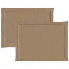 Poduszki na siedziska 2 pcs Ciemnoszary 47 x 36 x 2 cm
